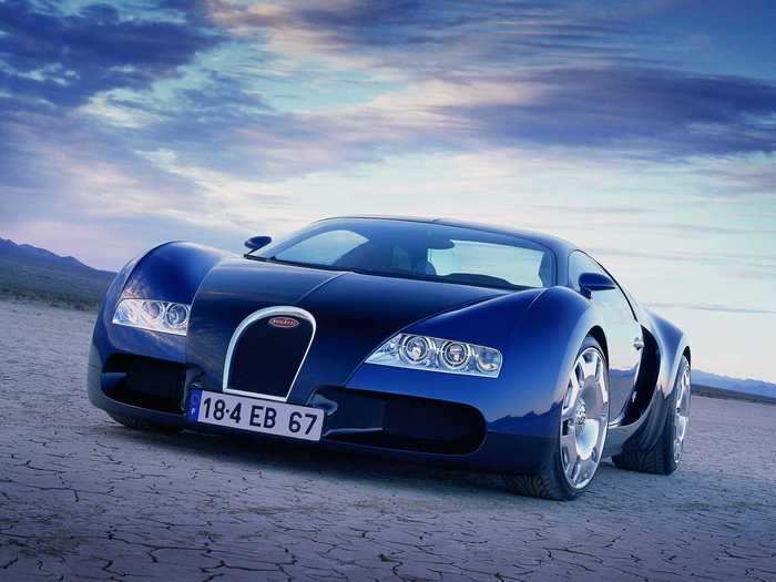 Bugatti showed off the fourth concept at the 1999 Tokyo Motor Show, called the EB 18/4 Veyron.