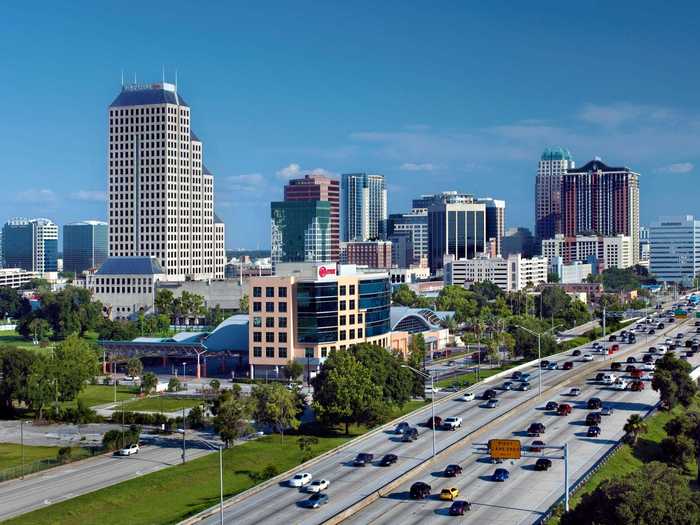 Orlando-Kissimmee-Sanford, Florida — 39.8% decrease in job postings