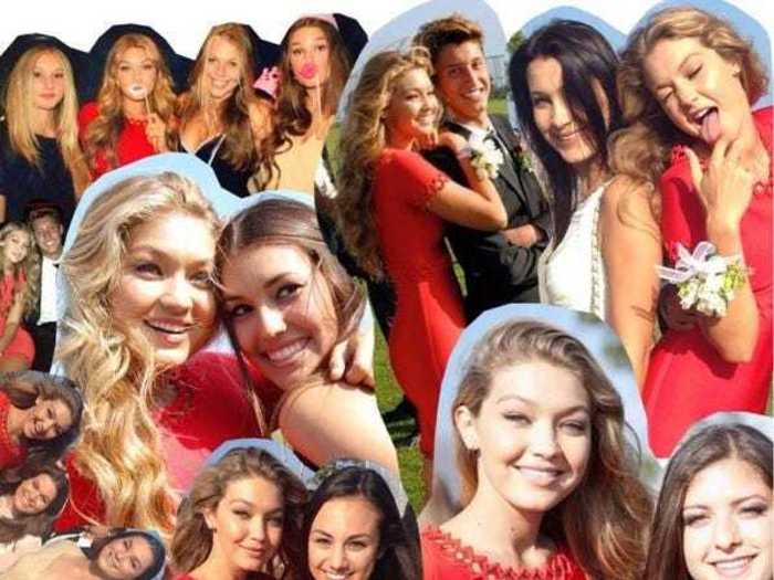 Models Gigi Hadid and Bella Hadid went to prom together and had a blast.