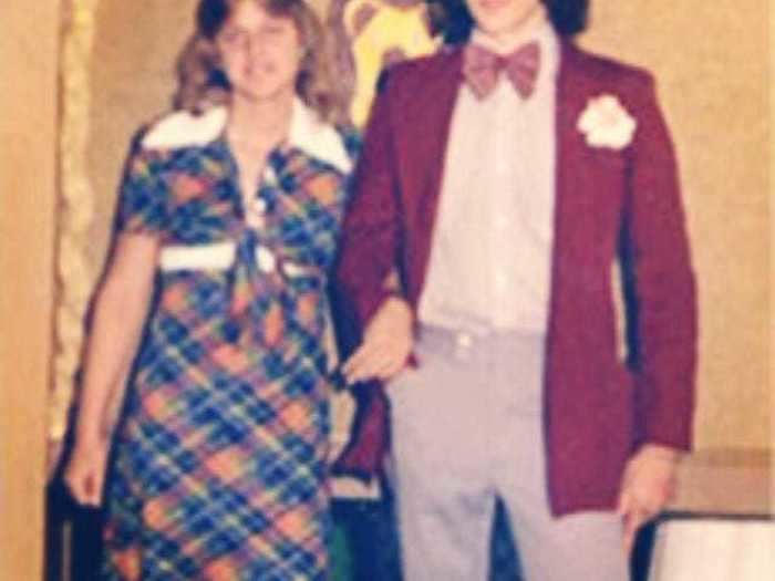 Ellen DeGeneres shared the ultimate throwback from her high school prom.