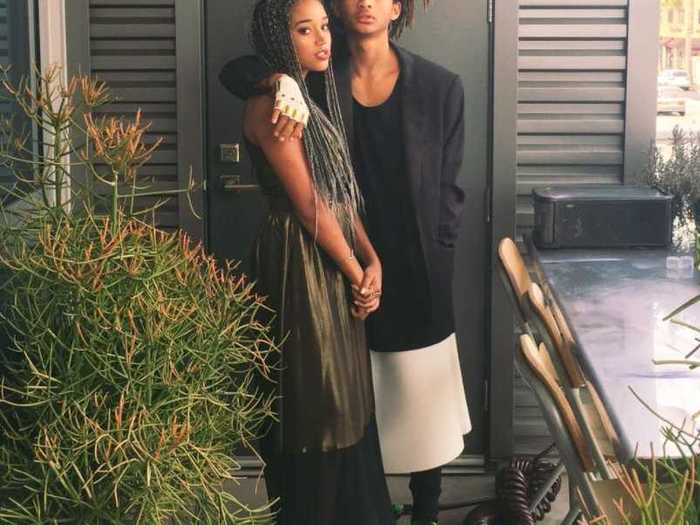 Jaden Smith accompanied "Hunger Games" star Amandla Stenberg to her prom.