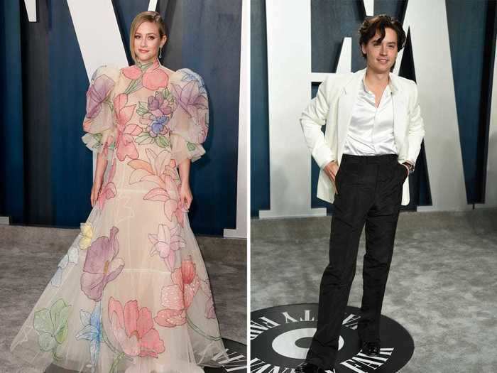 February 9, 2020: Reinhart and Sprouse attended the Vanity Fair Oscars after-party separately.