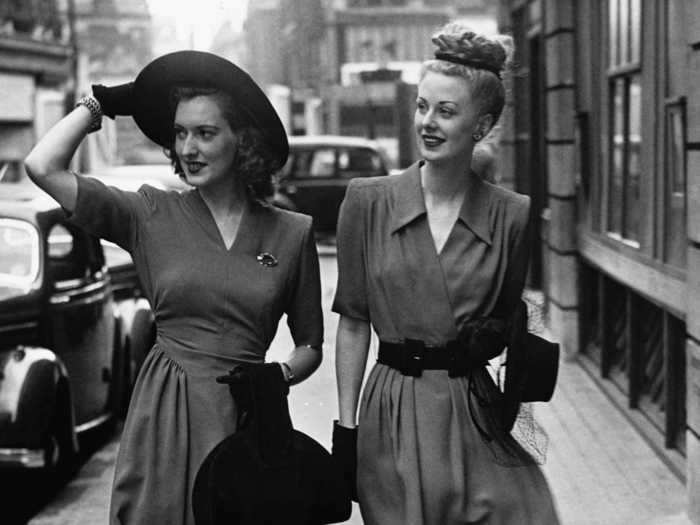 In the late 1940s, women