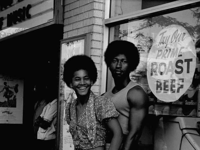 In the 1970s, many people embraced their natural hair.