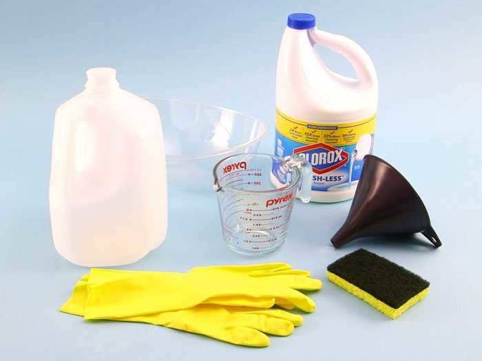 16. Cleaning and disinfecting supplies