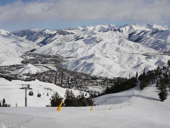 Out west, the wealthy flocked to Sun Valley in Idaho, disrupting local life.