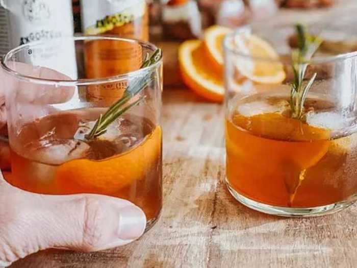 3. Cinnamon Rosemary Old-Fashioned