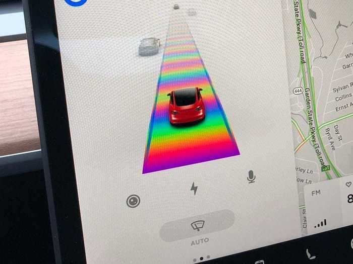 Easter eggs. Every time Tesla updates software, it usually throws in a few Easter eggs for fans, such as the Rainbow Bridge, a reference to the "Thor" movies.