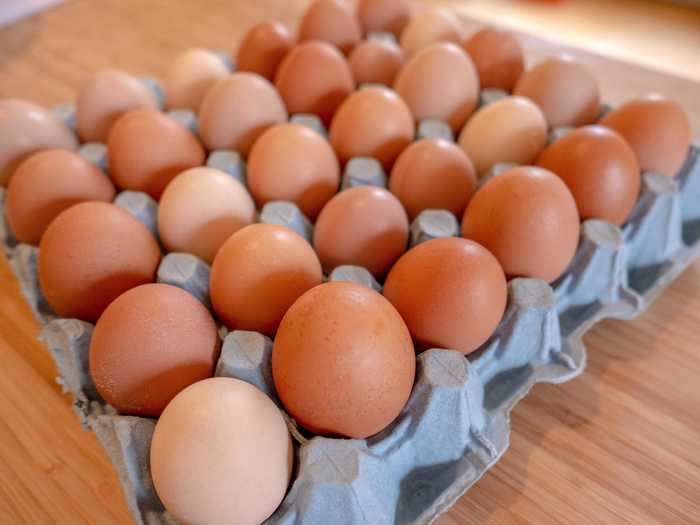 Eggs sold in UK grocery stores aren