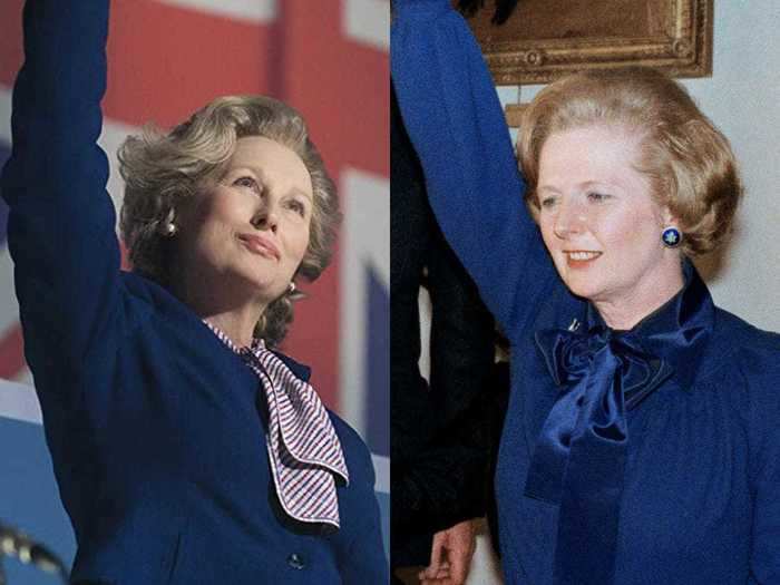 Meryl Streep won an Oscar for her performance as Margaret Thatcher.