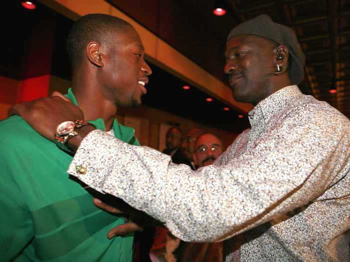 Like Dwyane Wade, who recalled Jordan showing up to his NBA draft party only to get stopped at the door because he refused to pay.