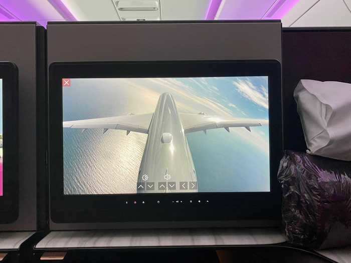 One feature I love on the A350 is the camera view. There