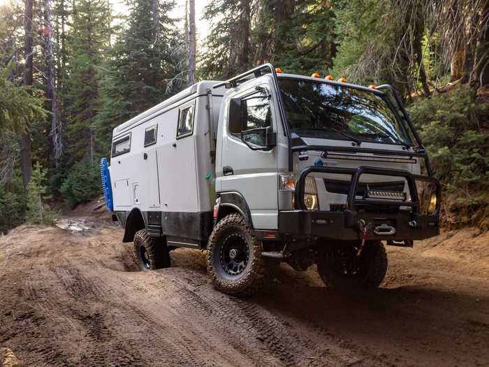 The 297-horsepower, 361-pound-feet torque truck can also operate cruise control at 75 mph.