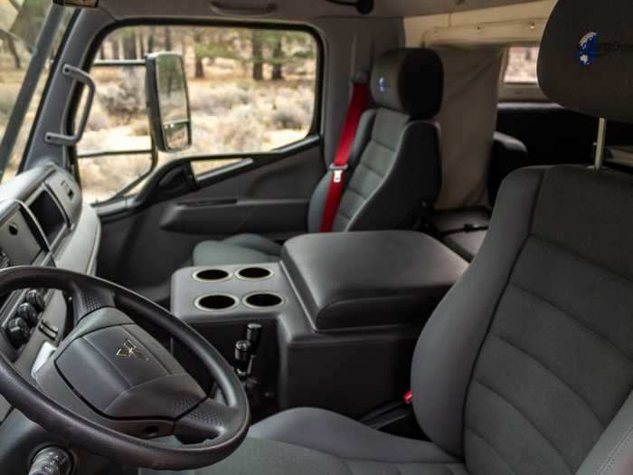 The driver and passenger seats inside the EXP 2020 were designed to be comfortable and ergonomic for everyday use.