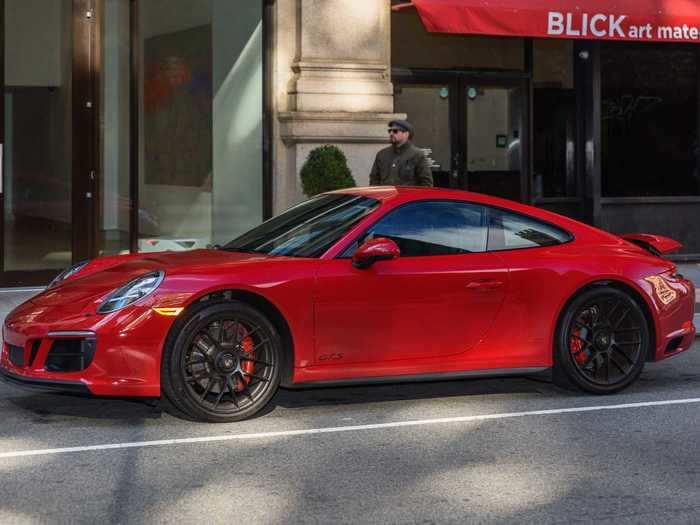 The 911 Carrera GTS has a 3.0-liter, twin-turbocharged six-cylinder, making 450 horsepower with 405 pound-feet of torque.