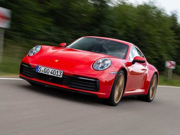 The base Carrera has a twin-turbo, 3.0-liter flat-six, making 379 horsepower with 390 pound-feet of torque.