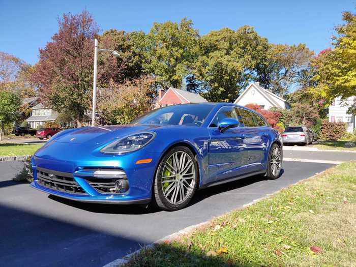 The Turbo S E-Hybrid is powered by a 550 horsepower, 4.0-liter, twin-turbocharged V8 along with a 136 horsepower hybrid drive unit to produce 680 total horsepower.