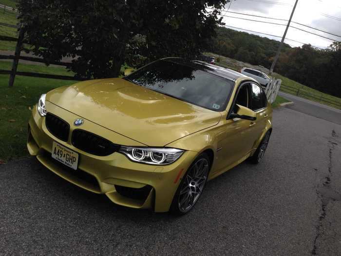 Moving right along, the M3 is currently absent from the M lineup, but it is a stalwart. On my last dance, I tested a car equipped with twin-turbo six-banger under the hood that made 425 horsepower with 406 pound-feet of torque.