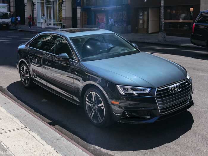 When we tested the Audi A4, we decided the sedan was basically perfect. Under the hood is a 2.0-liter, 252-horsepower, turbocharged, inline-four-cylinder engine.