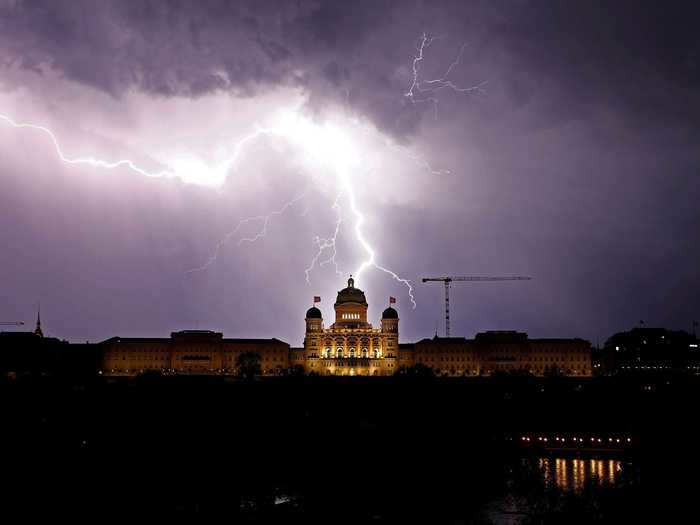 Lightning strikes require split-second timing to capture in a photo.