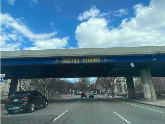 Commonwealth Avenue, the main drag into Boston University, was also empty. On March 11, Boston University moved all of its classes online.