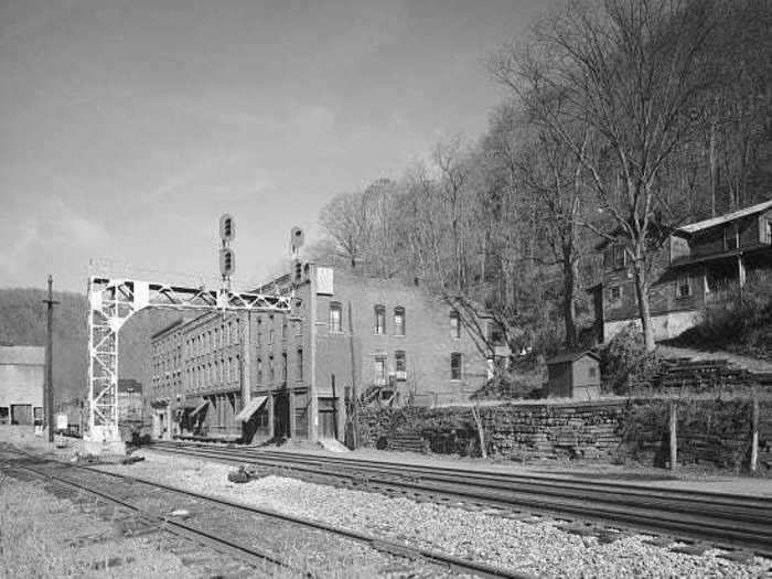 Thurmond, West Virginia, was once a thriving railroad town in the early 1900s.