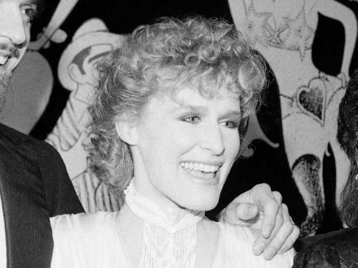 At the Tony Awards in 1984, Close wore it in tight curls.