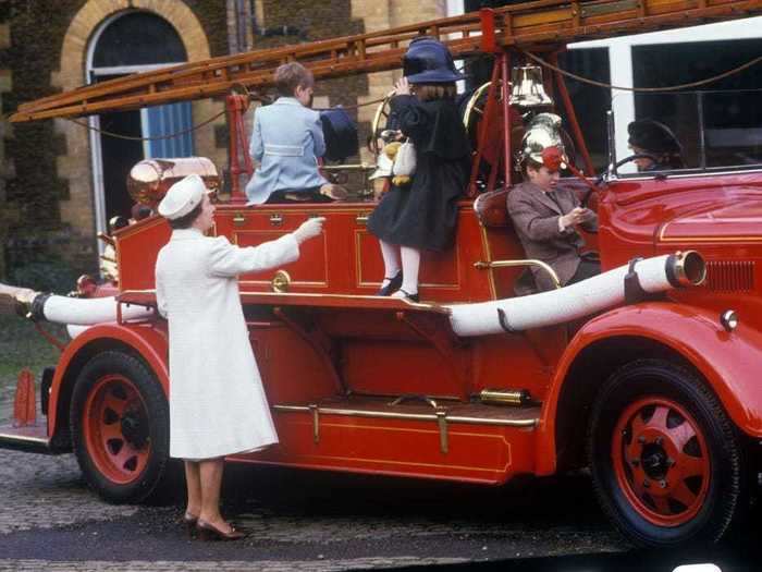 She even took them to museums and let them play on fire engines.