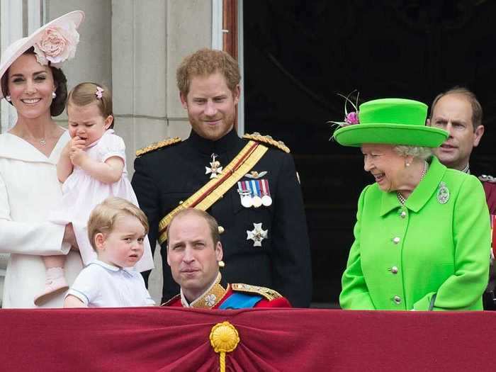 The Queen dotes on her great-grandchildren too.