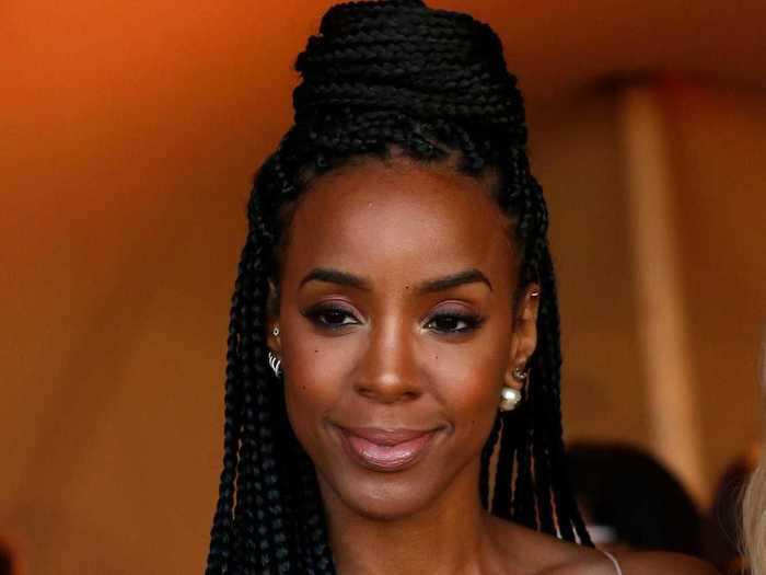 Kelly Rowland said she has fun with her natural hair.