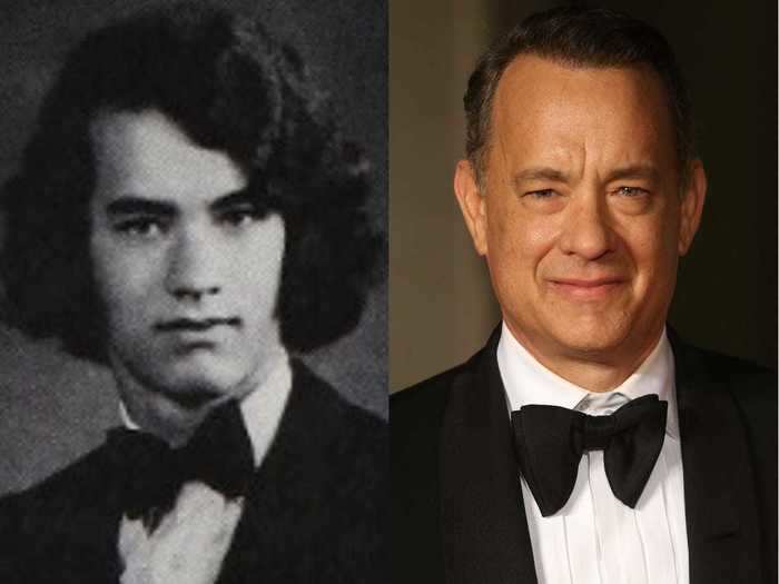 Tom Hanks was not popular in high school.
