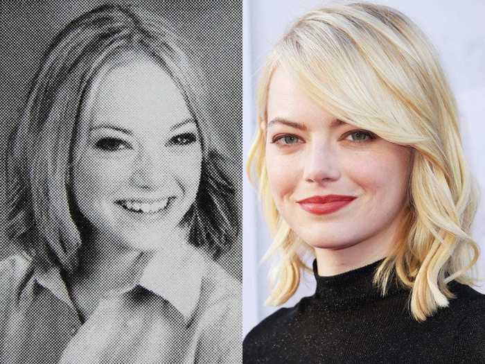Emma Stone dropped out of high school after one semester.