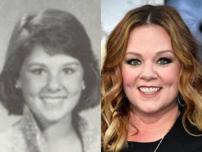 Melissa McCarthy went from preppy to goth in high school.