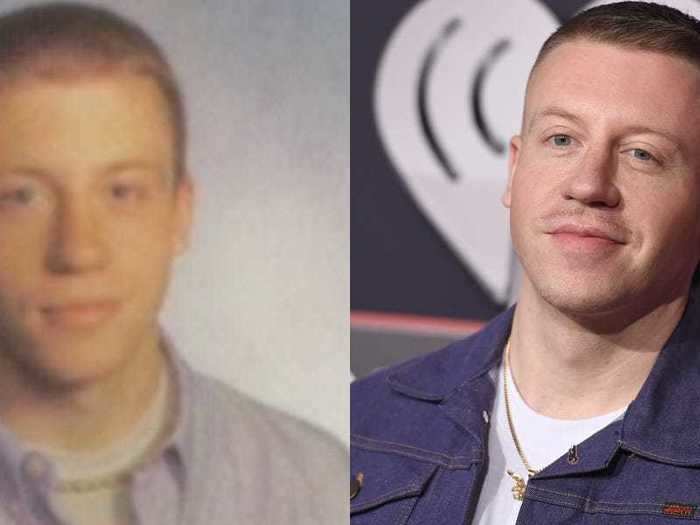Macklemore started rapping in high school with a name he came up with for an art project.