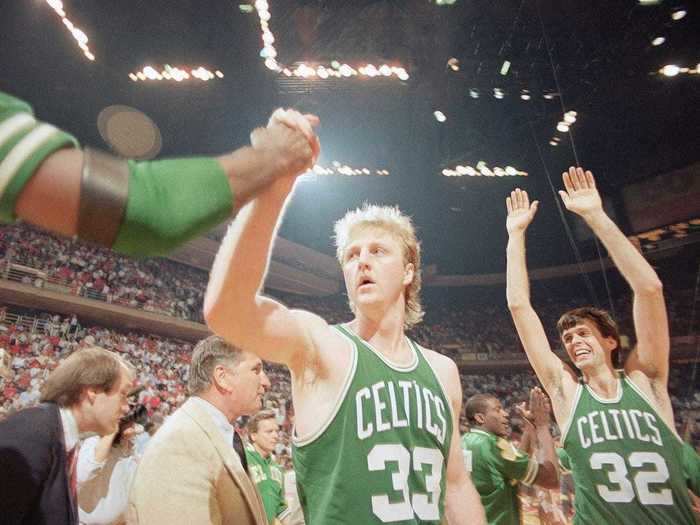 They faced a star-studded Boston Celtics squad — featuring Larry Bird, Kevin McHale, Bill Walton, Dennis Johnson, Danny Ainge, and more — in the first round.