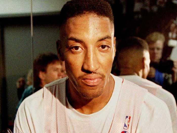 Tensions were also high between Scottie Pippen and the front office.