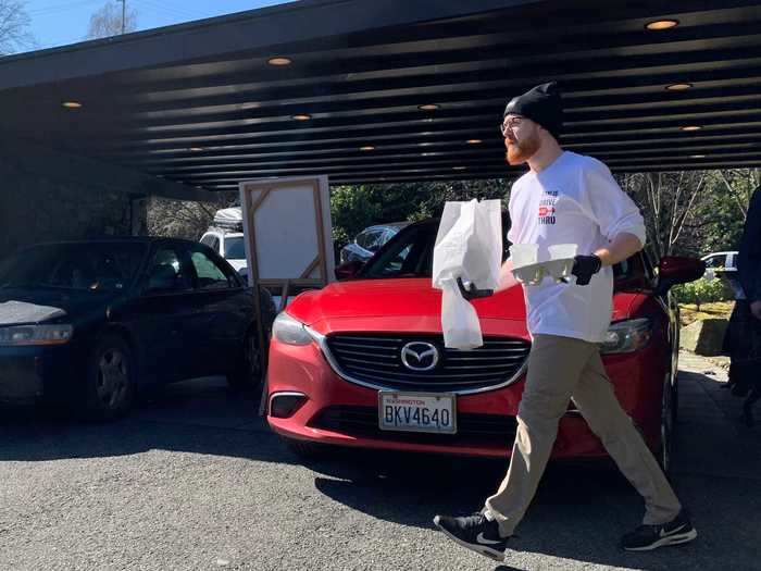 Open a drive-thru and/or curbside pickup