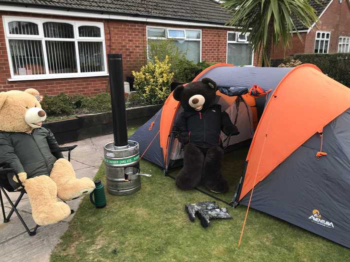 Ted, pictured on the left, and Ed were purchased by their owners six years ago at a Costco.