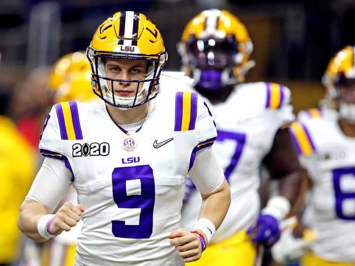 1. Cincinnati Bengals — Joe Burrow, QB (LSU)