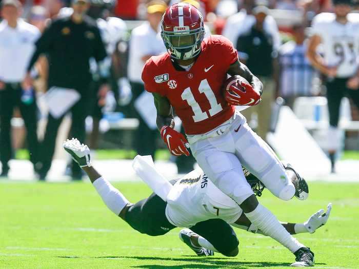 13. San Francisco 49ers (via Indianapolis) — Henry Ruggs III, WR (Alabama)