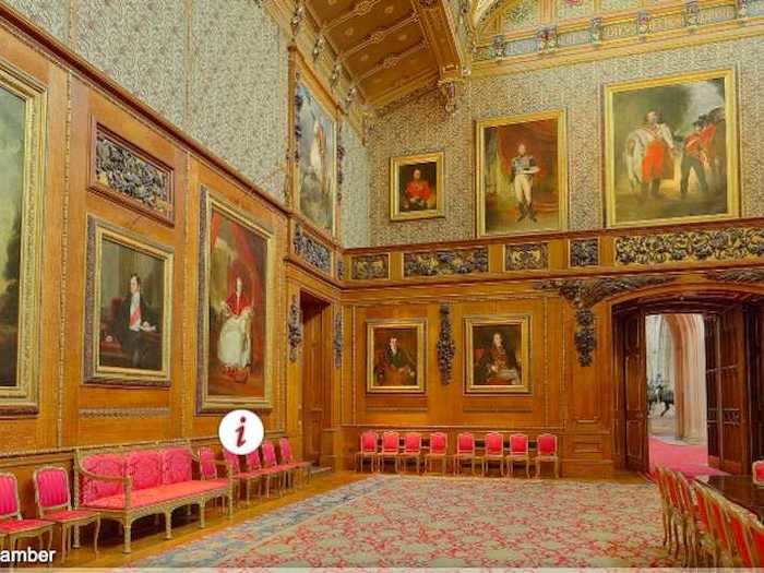 The room is mainly used for private investitures, however, it is available for members of the public to view when they visit the castle.