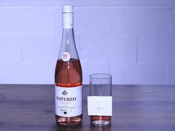 Torres Natureo De-Alcoholised Spanish rosé wine was number three.