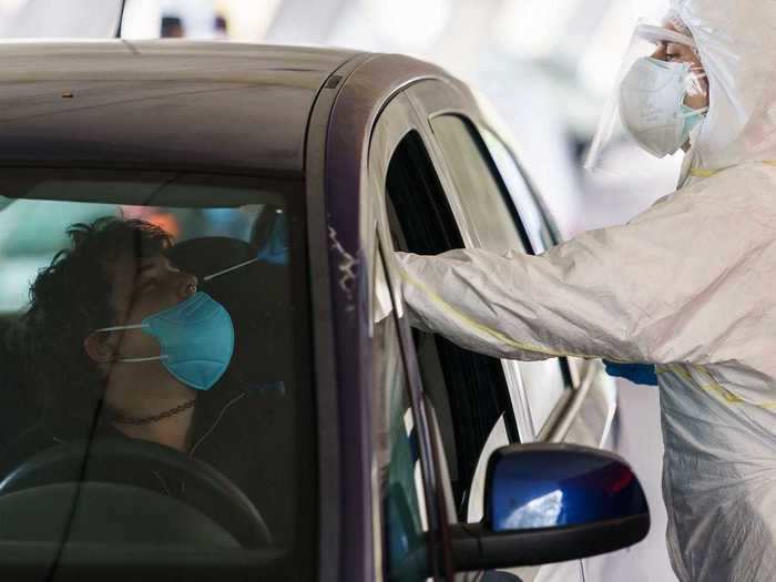 One of the more popular methods to conduct mass coronavirus tests is setting up drive-thru testing clinics, where people can be swabbed directly from their cars. Here