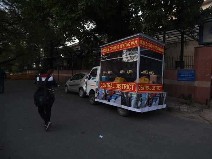 Some Indian cities are even making the service mobile, with small testing vans popping up on the streets of New Delhi.