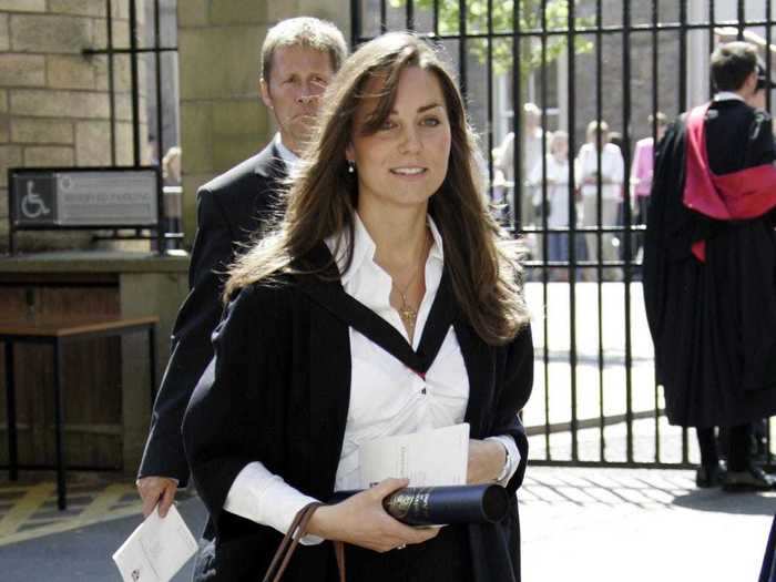 Kate Middleton was a commoner in her 20s as a college student at St Andrews, where she met Prince William.