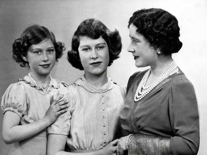 When the war began, Princess Elizabeth was just 13 years old, and her sister Margaret was only 8.