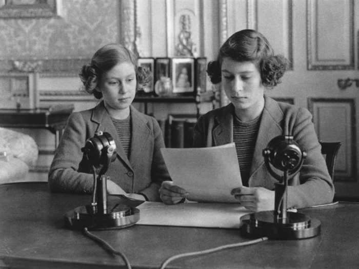 In 1940, Princess Elizabeth and Margaret made a broadcast to the children of the United Kingdom.