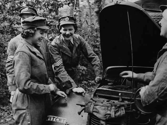 The women of the ATS took over many traditionally male jobs during the war, like making batteries and finding enemy aircraft, according to the BBC.