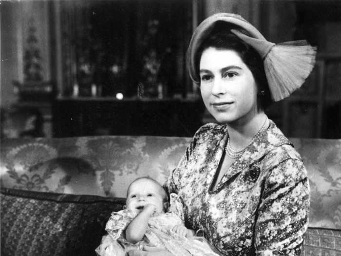 1950: This is one of the first photos of Princess Elizabeth with her second child, Princess Anne, who was born on August 15.