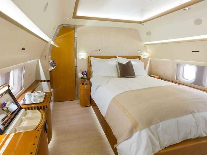 The aircraft is so large that most feature private bedrooms.